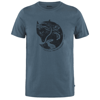 Koszulka z krótkim rękawem Fjällräven Arctic Fox T-Shirt Men Indigo Blue