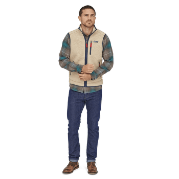 Kamizelka Patagonia Retro Pile Vest Men Pelican w/Smolder Blue