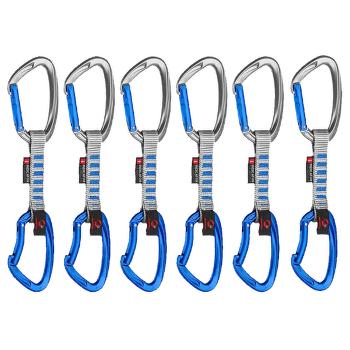 Expresy kompletne Mammut Crag Keylock Indicator 6-Pack Quickdraws silver-ultramarine