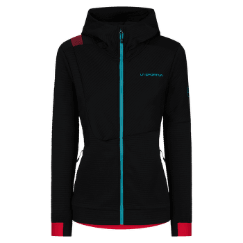 Bluza La Sportiva MOOD HOODY Women Black/Hibiscus