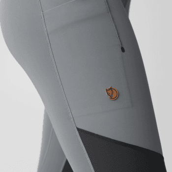 Legginsy Fjällräven Abisko Värm Trekking Tights Women Black-Iron Grey
