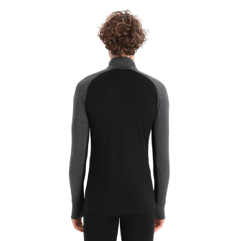 Pulower (zapięcie 3/4) Icebreaker 260 ZoneKnit LS Half Zip Men JET HTHR/BLACK/METRO HTHR/CB
