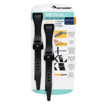 Pasek Sea to Summit Stretch-Loc 25 - 20mm x 625mm 2 Pack Black-Black