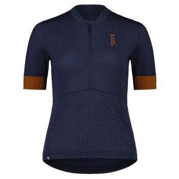 Koszulka z krótkim rękawem Mons Royale Cadence Half Zip Women Midnight Terrazzo