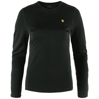 Koszulka z długim rękawem Fjällräven Bergtagen Thinwool LS Women Black