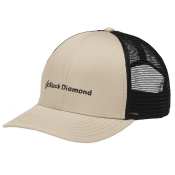 Czapka Black Diamond BD Trucker Hat Khaki-Black-BD Wordmark