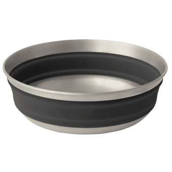 Miska Sea to Summit Detour Stainless Steel Collapsible Bowl - M Beluga Black
