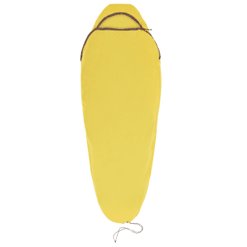 Wkładka do śpiwora Sea to Summit Reactor Sleeping Bag Liner - Mummy w/ Drawcord- Compact Sulphur Yellow