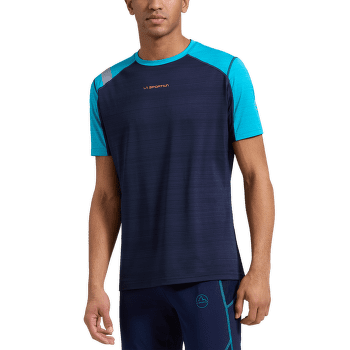 Koszulka z krótkim rękawem La Sportiva SUNFIRE T-SHIRT Men Night Sky/Chalk