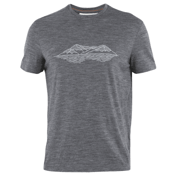 Koszulka z krótkim rękawem Icebreaker Merino 150 Tech Lite SS Tee Pukaki Reflected Men GRITSTONE HTHR-013