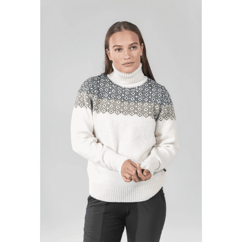 Sweter Devold Syvde Wool High Neck Women 000A OFFWHITE