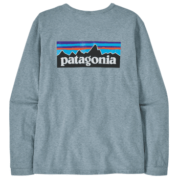 Koszulka z długim rękawem Patagonia Long-Sleeved P-6 Logo Women Thermal Blue