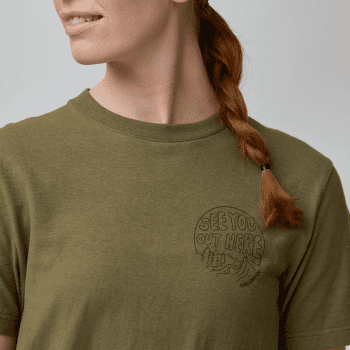 Koszulka z krótkim rękawem Fjällräven Hemp Blend Out Here T-shirt Women Chalk White