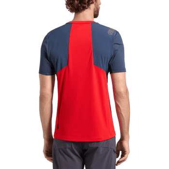 Koszulka z krótkim rękawem La Sportiva RIDGE T-SHIRT Men Night Sky/Mountain Red