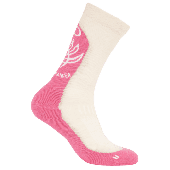 Skarpety Icebreaker Merino Hike+ Light Crew Fresh Fern Women CHALK/POP/SNOW