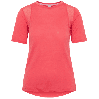Koszulka z krótkim rękawem Kari Traa Embla Wool Tee Women CANDY/LIGHT RED