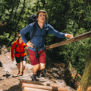 Bluza La Sportiva AEQUILIBRIUM THERMAL HOODY Men Mountain Red