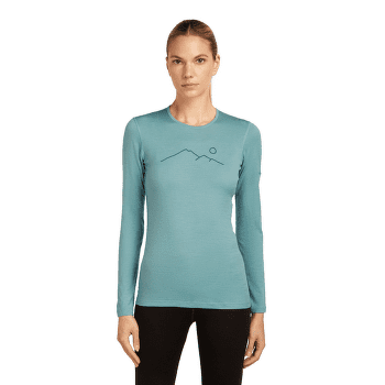 Koszulka z długim rękawem Icebreaker Merino 200 Oasis LS Crewe Rainer Ridge Women SUMMIT
