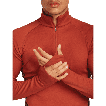 Koszulka z długim rękawem Icebreaker Merino 260 ZoneKnit™ LS Half Zip Men JET HTHR-011