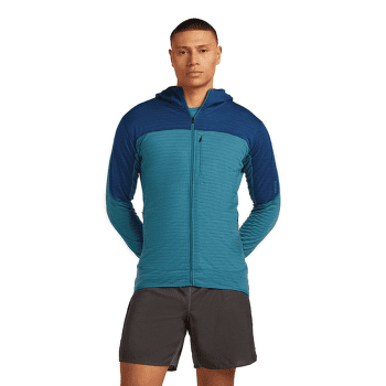 Bluza Icebreaker Merino Blend 300 RealFleece™ Descender LS Zip Men BLACK