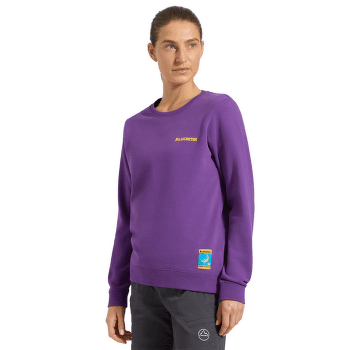 Koszulka z długim rękawem La Sportiva Climbing on the Moon Sweatshirt Women Nero/Giallo