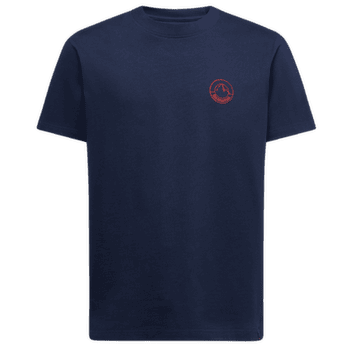 Koszulka z krótkim rękawem La Sportiva CIRCLE LOGO T-SHIRT Men Night Sky/Mountain Red