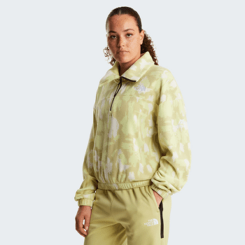 Bluza The North Face MOUNTAIN ATHLETICS FLEECE 1/4 ZIP-PRIN Women MKO LEMON MIST PAINTED MOUNTAINS PRINT