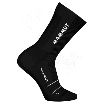 Skarpety Mammut TRAIL RUNNING TARGETED CUSHION CREW SOCKS black-white 0047