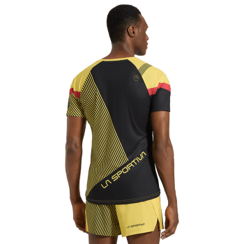 Koszulka z krótkim rękawem La Sportiva FLOW T-SHIRT Men Black/Yellow
