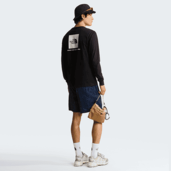 Koszulka z długim rękawem The North Face Evolution Box NSE Regular Long Sleeve Men TNF BLACK/TNF WHITE