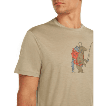 Koszulka z krótkim rękawem Icebreaker Merino 150 Tech Lite SS Tee Bear Catch Men FLAGSTONE