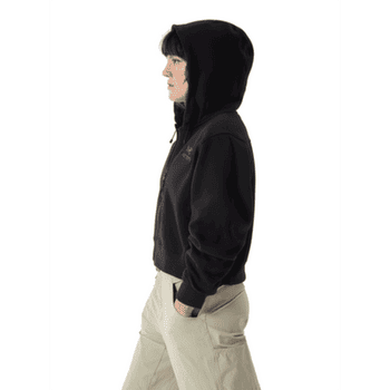 Bluza Arcteryx Emblem Fleece Full Zip Crop Hoody Women Arctic Silk