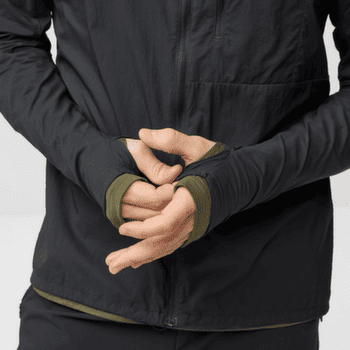 Kurtka Fjällräven BERGTAGEN WINDSHELL JACKET MEN Black