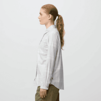 Koszula z długim rękawem Fjällräven ÖVIK LITE FLANNEL SHIRT WOMEN Lavender Mist-Eggshell