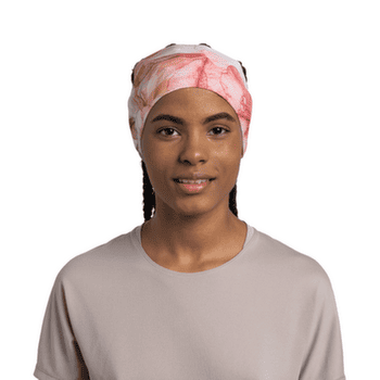 Opaska na głowę Buff Coolnet UV Wide Headband SENIA AZALEA