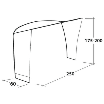 Szałas Outwell Fastlane 300 Vehicle Connector