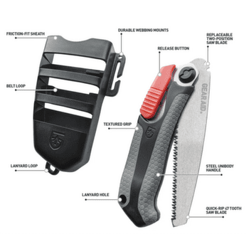 Pila GearAid SKARA™ Camp Saw with Sheath