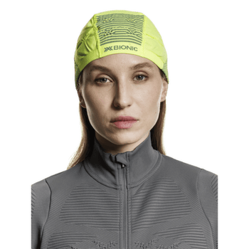 Czapki X-Bionic X-Bionic Helmet Cap Hi Vis Yellow/Grey