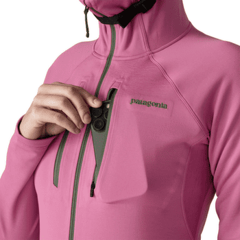Kurtka Patagonia R1 Ultralight Hoody Women Faded Magenta