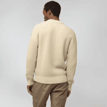Sweter Fjällräven Övik Waffle Knit Men Black Oak