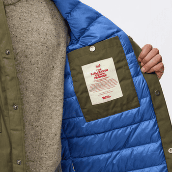 Kurtka Fjällräven Övik Down Shirt Jacket Men Wood Brown