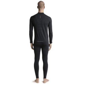 Koszulka z długim rękawem X-Bionic MIGHTYWOOL SHIRT LS 1/2 ZIP MEN X Black