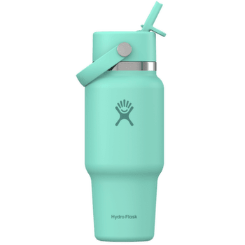 Termos Hydro Flask 24 OZ WIDE FLEX STRAW TRAVEL BOTTLE Mermain Green