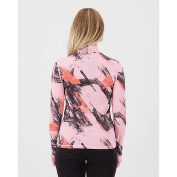 Koszulka z długim rękawem Mons Royale Cascade Merino Base Layer Mock Neck Long Sleeve Women Check