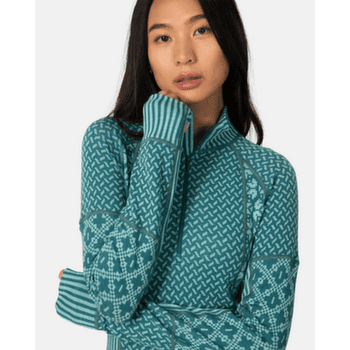 Koszulka z długim rękawem Kari Traa Smekker H/Z Women PEACO/PEACOCK