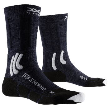 Skarpety X-Bionic Trek X Merino Socks Midnight Blue/Arctic White