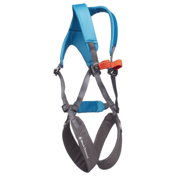 Siodło Black Diamond MOMENTUM HARNESS KIDS FL BODY Azul