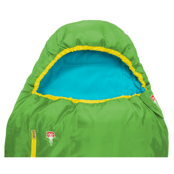 Śpiwór Grüezi bag Kids Grow Colorful Gecko Green