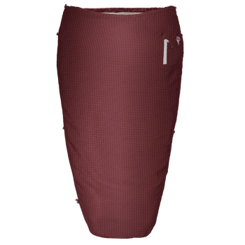 Wkładka do śpiwora Grüezi bag Feater - The Feet Heater Dark Red