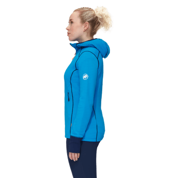 Bluza Mammut Taiss Light ML Hooded Jacket Women 40322 deep teal-black
